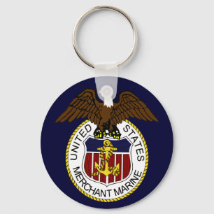 Verenigde Staten Merchant Marine Seal Sailors Sleutelhanger