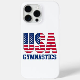 Verenigde Staten met American Flag Gymnastics Spor iPhone 15 Pro Max Hoesje