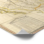 Verenigde Staten met de Britse Contiguous Poster (Hoek)