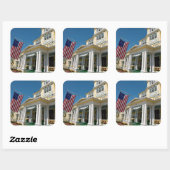 Verenigde Staten, Michigan, Mackinac Vierkante Sticker (Vel)