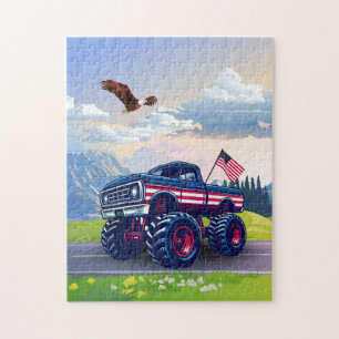 , Verenigde Staten monstertruck Legpuzzel