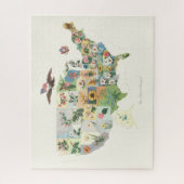 Verenigde Staten - Nationale Bouquet Legpuzzel (Verticaal)