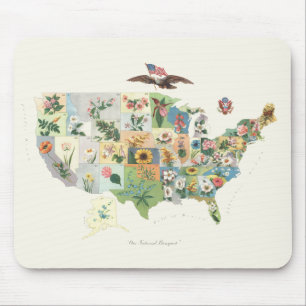 Verenigde Staten - Nationale Bouquet Muismat