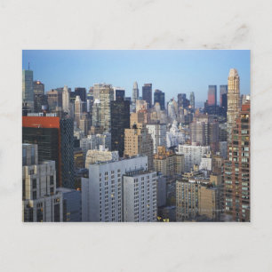 Verenigde Staten, New York City, Manhattan skyline Briefkaart