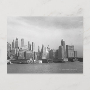 Verenigde Staten New York State New York City skyl Briefkaart
