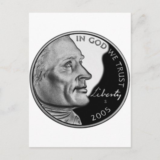 Verenigde Staten Nickel Briefkaart (Voorkant)