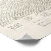 Verenigde Staten 📜 Onafhankelijkheidsverklaring Poster (Hoek)