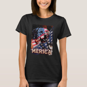 Verenigde Staten Patriottische Amerikaanse Vlag La T-shirt