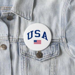 Verenigde Staten Patriottische Onafhankelijkheidsd Ronde Button 7,6 Cm