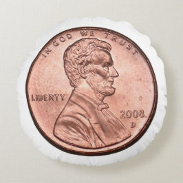 Verenigde Staten Penny Rond Kussen