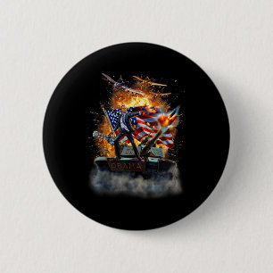 Verenigde Staten President Barack Obama Epic Battl Ronde Button 5,7 Cm