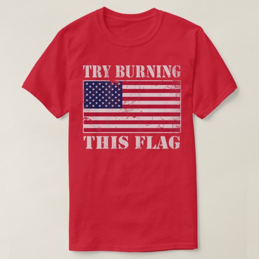 Verenigde Staten proberen deze Amerikaanse vlag te T-shirt (Design voorkant)