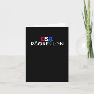 Verenigde Staten Racketlon - Tafeltennis Badminton Kaart