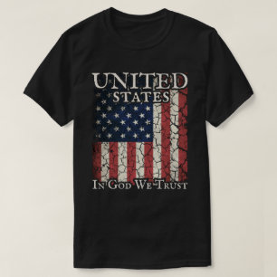 Verenigde Staten Retro Grunge T-shirt
