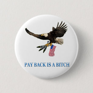 Verenigde Staten Ronde Button 5,7 Cm