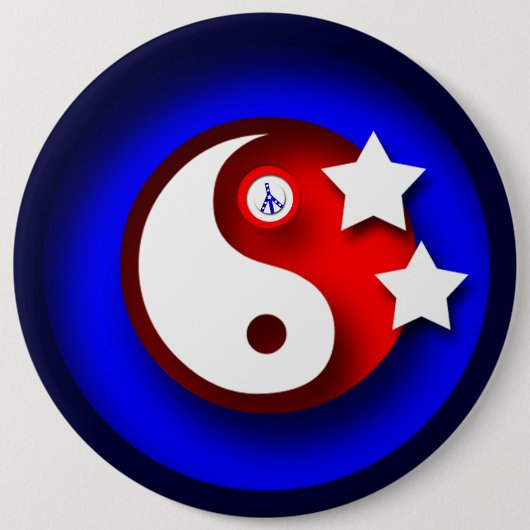 Verenigde Staten Ronde Button 6,0 Cm (Voorkant)