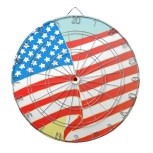 VERENIGDE STATEN Rood Wit Blauw Amerikaans Vlagont Dartbord