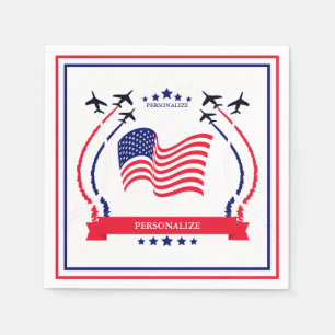 Verenigde Staten Rood Wit & Blauw Elke Gelegenheid Servet