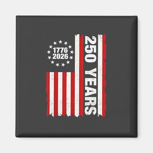  Verenigde Staten Semiquincentennial 250ste Jubile Magneet (Voorkant)