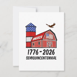 Verenigde Staten Semiquincentennial 250th Jubileum Notitiekaartje
