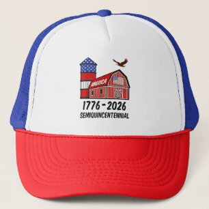 Verenigde Staten Semiquincentennial 250th Jubileum Trucker Pet