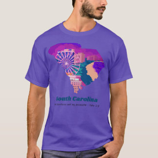 Verenigde Staten Staat van Zuid-Olina Psalm 28 Mij T-shirt