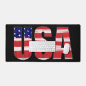 Verenigde Staten Tekst in vlagkleuren Bureaumat (Keyboard & Muis)