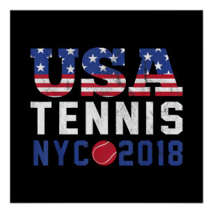 Verenigde Staten Tennis US New York 2018 Open Perfect Poster