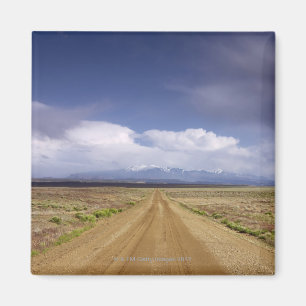 Verenigde Staten, Utah, Vuilwegend landschap Magneet