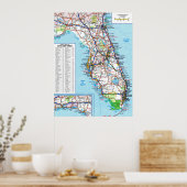 "Verenigde Staten van Amerika: 2015/heute Florida  Poster (Keuken)