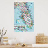 "Verenigde Staten van Amerika: 2015/heute Florida  Poster (Keuken)