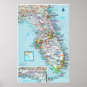 "Verenigde Staten van Amerika: 2015/heute Florida Poster