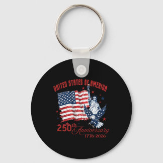 Verenigde Staten van Amerika 250e verjaardag 1776- Sleutelhanger