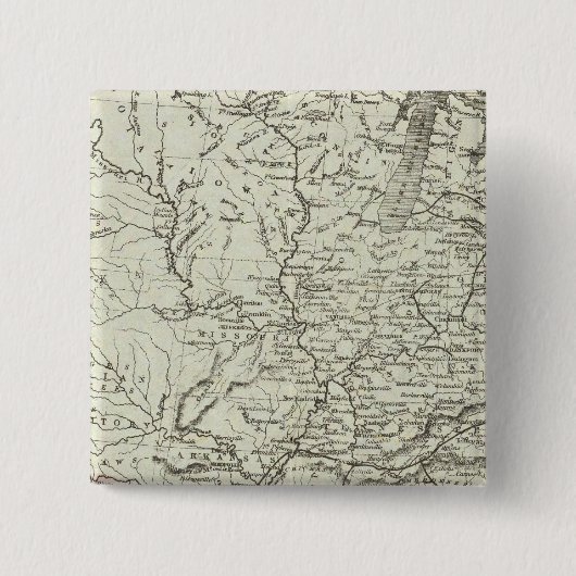 Verenigde Staten van Amerika 6 Vierkante Button 5,1 Cm (Voorkant)