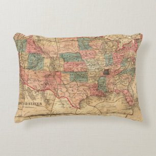 Verenigde Staten van Amerika 8 Decoratief Kussen
