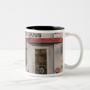 Verenigde Staten van Amerika, Arizona, Bisbee: Sha Tweekleurige Koffiemok