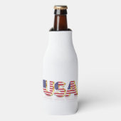 Verenigde Staten van Amerika Flag Bottle Cooler Ve (Fles Voorkant)