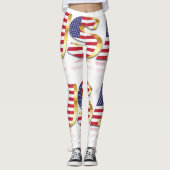 Verenigde Staten van Amerika Leggings van de vlag (Voorkant)
