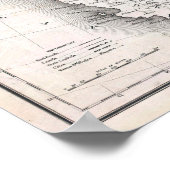  Verenigde Staten van Amerika Map (1857) Poster (Hoek)