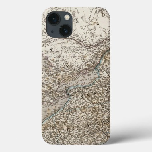 Verenigde Staten van Amerika Noordoost Case-Mate iPhone Case (Achterkant)