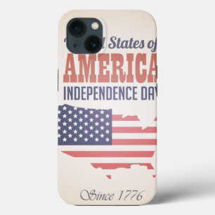 Verenigde Staten van Amerika Onafhankelijkheidsdag iPhone 13 Hoesje