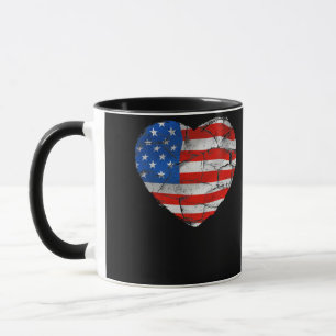 Verenigde Staten van Amerika op 4 juli Rode Blauwe Mok