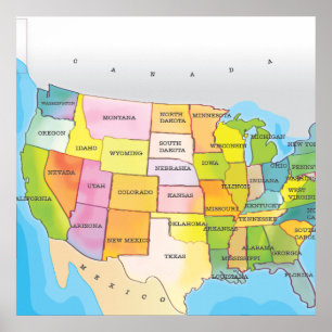 Verenigde Staten van Amerika Poster