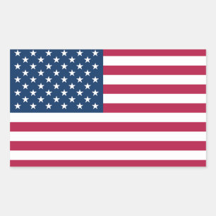Verenigde Staten van Amerika Rechthoekige Sticker