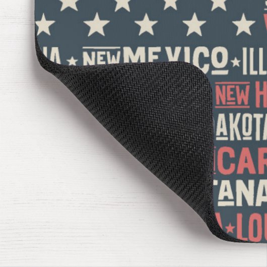 Verenigde Staten van Amerika |Staten en hoofdstede Muismat (Hoek)