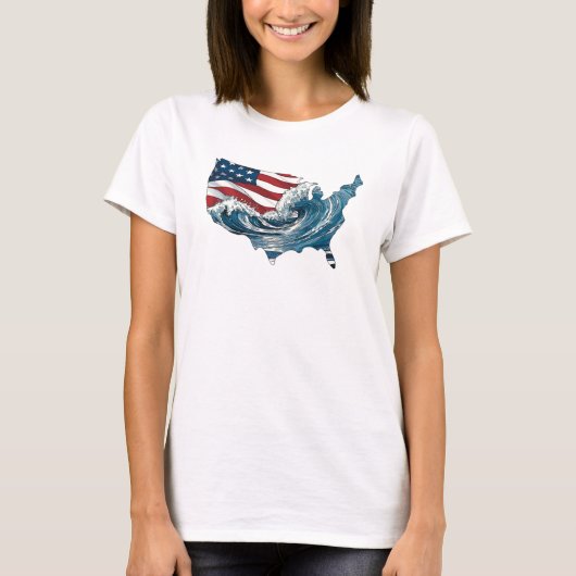 Verenigde Staten van Amerika T-shirt (Voorkant)