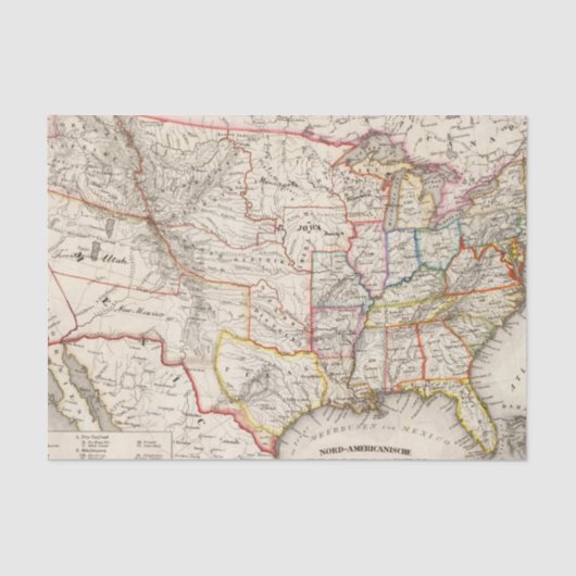 Verenigde Staten van Amerika Tissuepapier (Voorkant)