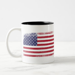 Verenigde Staten van Amerika Tweekleurige Koffiemok