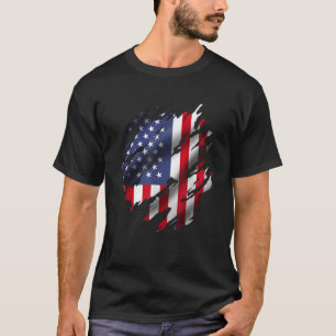 Verenigde Staten van Amerika Vlag Amerikaanse Patr T-shirt