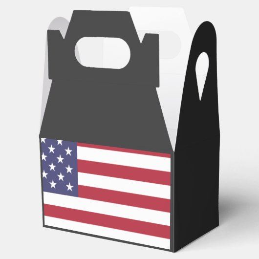 Verenigde Staten van Amerika vlaggen rood wit en b Bedankdoosjes (Geopend)